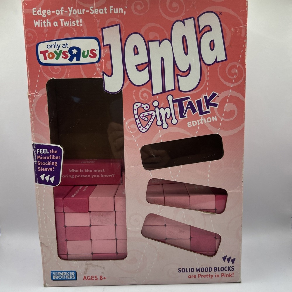Jenga Girl Talk – 51/54 Blocks – Incomplete